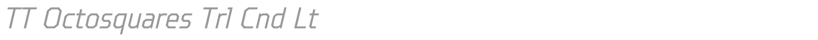 TT Octosquares font preview
